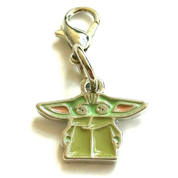 Star Wars The Child Baby Yoda Mandalorian Charm Zipper Pull Clip On Backpack - Picture 2 of 6
